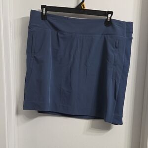 Blue Athletic Skort